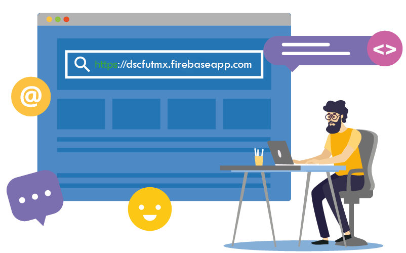 Developer building a progressive web app
